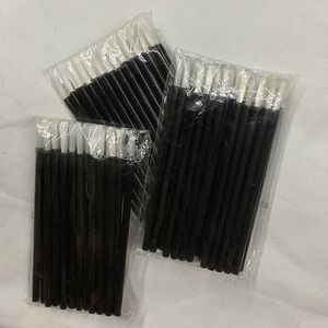 Lip Brushes for makeup 💄 application one time use. Great for a makeup kit. All 3